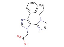 (5'-phenyl-1-propyl-1H,3'H-2,4'-biimidazol-3'-yl)acetic acid