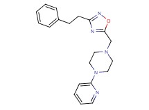 1-{[3-(2-phenylethyl)-1,2,4-oxadiazol-5-yl]methyl}-4-(2-pyridinyl)piperazine
