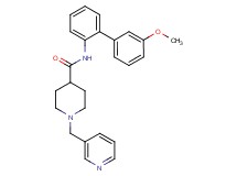 N-(3'-methoxy-2-biphenylyl)-1-(3-pyridinylmethyl)-4-piperidinecarboxamide