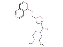5-({3-[(3,4-dimethyl-1-piperazinyl)carbonyl]-5-isoxazolyl}methoxy)isoquinoline
