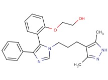 2-(2-{1-[3-(3,5-dimethyl-1H-pyrazol-4-yl)propyl]-4-phenyl-1H-imidazol-5-yl}phenoxy)ethanol
