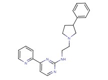 N-[2-(3-phenyl-1-pyrrolidinyl)ethyl]-4-(2-pyridinyl)-2-pyrimidinamine