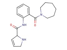 N-[2-(1-azepanylcarbonyl)phenyl]-2,5-dihydro-1H-pyrrole-2-carboxamide hydrochloride