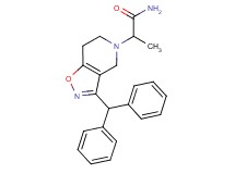 2-[3-(diphenylmethyl)-6,7-dihydroisoxazolo[4,5-c]pyridin-5(4H)-yl]propanamide