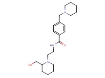 N-{2-[2-(hydroxymethyl)-1-piperidinyl]ethyl}-4-(1-piperidinylmethyl)benzamide