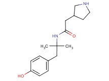 N-[2-(4-hydroxyphenyl)-1,1-dimethylethyl]-2-pyrrolidin-3-ylacetamide