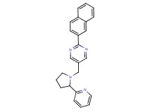 2-(2-naphthyl)-5-[(2-pyridin-2-ylpyrrolidin-1-yl)methyl]pyrimidine