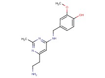 4-({[6-(2-aminoethyl)-2-methylpyrimidin-4-yl]amino}methyl)-2-methoxyphenol