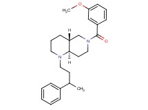 (4aR*,8aR*)-6-(3-methoxybenzoyl)-1-(3-phenylbutyl)decahydro-1,6-naphthyridine