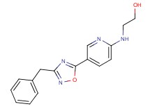 2-{[5-(3-benzyl-1,2,4-oxadiazol-5-yl)pyridin-2-yl]amino}ethanol