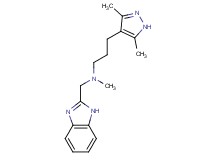 (1H-benzimidazol-2-ylmethyl)[3-(3,5-dimethyl-1H-pyrazol-4-yl)propyl]methylamine