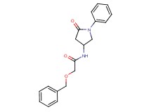 2-(benzyloxy)-N-(5-oxo-1-phenyl-3-pyrrolidinyl)acetamide