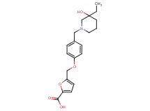 5-({4-[(3-ethyl-3-hydroxypiperidin-1-yl)methyl]phenoxy}methyl)-2-furoic acid