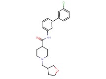 N-(3'-chloro-3-biphenylyl)-1-(tetrahydro-3-furanylmethyl)-4-piperidinecarboxamide