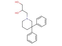 3-(3,3-diphenylpiperidin-1-yl)propane-1,2-diol