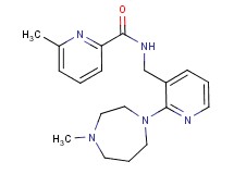 6-methyl-N-{[2-(4-methyl-1,4-diazepan-1-yl)-3-pyridinyl]methyl}-2-pyridinecarboxamide