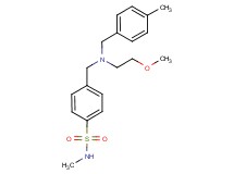 4-{[(2-methoxyethyl)(4-methylbenzyl)amino]methyl}-N-methylbenzenesulfonamide