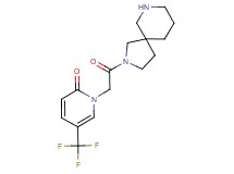 1-[2-(2,7-diazaspiro[4.5]dec-2-yl)-2-oxoethyl]-5-(trifluoromethyl)-2(1H)-pyridinone hydrochloride