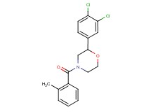 2-(3,4-dichlorophenyl)-4-(2-methylbenzoyl)morpholine