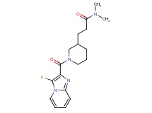 3-{1-[(3-fluoroimidazo[1,2-a]pyridin-2-yl)carbonyl]-3-piperidinyl}-N,N-dimethylpropanamide