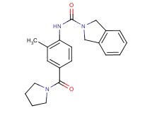 N-[2-methyl-4-(pyrrolidin-1-ylcarbonyl)phenyl]-1,3-dihydro-2H-isoindole-2-carboxamide
