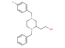 2-[1-benzyl-4-(4-fluorobenzyl)-2-piperazinyl]ethanol