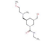 (3S*,5R*)-N-ethyl-3-(hydroxymethyl)-5-{[(2-methoxyethyl)(methyl)amino]methyl}-1-piperidinecarboxamide