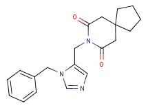 8-[(1-benzyl-1H-imidazol-5-yl)methyl]-8-azaspiro[4.5]decane-7,9-dione