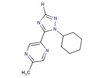 2-(1-cyclohexyl-1H-1,2,4-triazol-5-yl)-5-methylpyrazine
