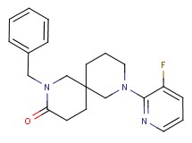 2-benzyl-8-(3-fluoro-2-pyridinyl)-2,8-diazaspiro[5.5]undecan-3-one