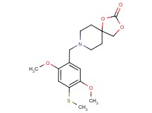 8-[2,5-dimethoxy-4-(methylthio)benzyl]-1,3-dioxa-8-azaspiro[4.5]decan-2-one