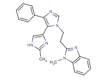 2-methyl-3'-[2-(1-methyl-1H-benzimidazol-2-yl)ethyl]-5'-phenyl-1H,3'H-4,4'-biimidazole