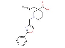 3-allyl-1-[(2-phenyl-1,3-oxazol-4-yl)methyl]piperidine-3-carboxylic acid