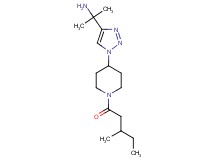 (1-methyl-1-{1-[1-(3-methylpentanoyl)-4-piperidinyl]-1H-1,2,3-triazol-4-yl}ethyl)amine trifluoroacetate