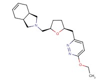 (3aR*,7aS*)-2-{2-[(6-ethoxypyridazin-3-yl)oxy]hex-5-en-1-yl}-2,3,3a,4,7,7a-hexahydro-1H-isoindole