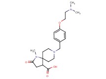 8-{4-[2-(dimethylamino)ethoxy]benzyl}-1-methyl-2-oxo-1,8-diazaspiro[4.5]decane-4-carboxylic acid