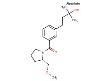 4-(3-{[(2S)-2-(methoxymethyl)-1-pyrrolidinyl]carbonyl}phenyl)-2-methyl-2-butanol