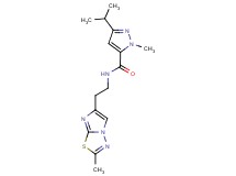 3-isopropyl-1-methyl-N-[2-(2-methylimidazo[2,1-b][1,3,4]thiadiazol-6-yl)ethyl]-1H-pyrazole-5-carboxamide