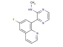 3-(6-fluoroquinolin-8-yl)-N-methylpyrazin-2-amine