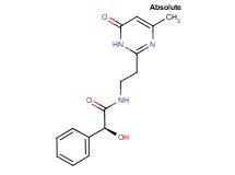 (2S)-2-hydroxy-N-[2-(4-methyl-6-oxo-1,6-dihydropyrimidin-2-yl)ethyl]-2-phenylacetamide