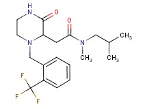 N-isobutyl-N-methyl-2-{3-oxo-1-[2-(trifluoromethyl)benzyl]-2-piperazinyl}acetamide