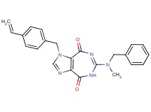 6-[benzyl(methyl)amino]-1-(4-vinylbenzyl)imidazo[4,5-e][1,3]diazepine-4,8(1H,5H)-dione