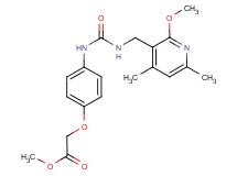 methyl {4-[({[(2-methoxy-4,6-dimethylpyridin-3-yl)methyl]amino}carbonyl)amino]phenoxy}acetate