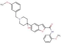 5-[4-hydroxy-1-(3-methoxybenzyl)-4-piperidinyl]-N-(2-methoxyphenyl)-1-benzofuran-2-carboxamide