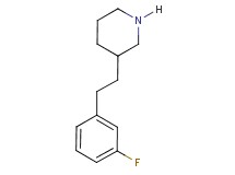3-[2-(3-fluorophenyl)ethyl]piperidine