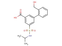 2'-(hydroxymethyl)-5-[(isopropylamino)sulfonyl]biphenyl-3-carboxylic acid