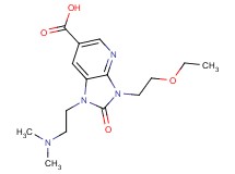 1-[2-(dimethylamino)ethyl]-3-(2-ethoxyethyl)-2-oxo-2,3-dihydro-1H-imidazo[4,5-b]pyridine-6-carboxylic acid