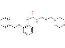 N-[2-(benzyloxy)phenyl]-N'-(3-morpholin-4-ylpropyl)urea