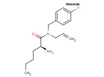 (2S)-N-allyl-2-amino-N-(4-fluorobenzyl)hexanamide