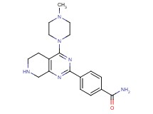 4-[4-(4-methyl-1-piperazinyl)-5,6,7,8-tetrahydropyrido[3,4-d]pyrimidin-2-yl]benzamide dihydrochloride
